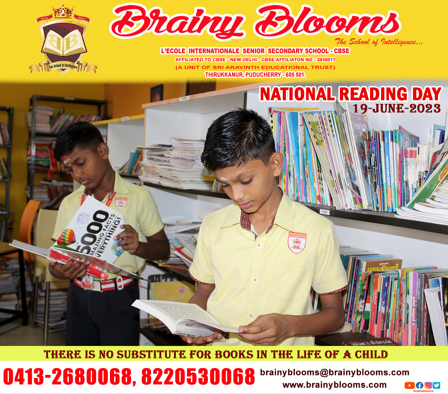 library of Brainy Blooms